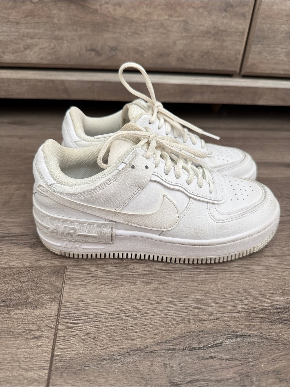 Nike Air Force 1 Low Off-White/White Leather Sneakers